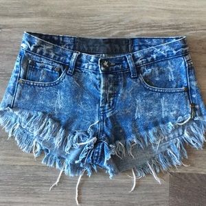 One Teaspoon denim shorts , 24
